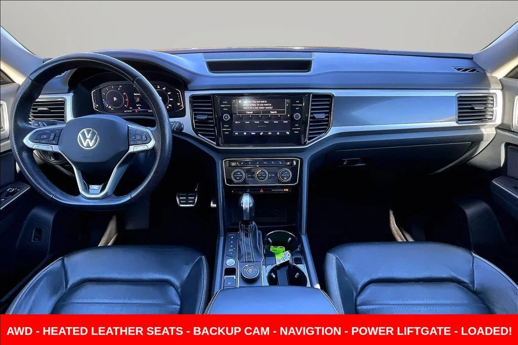 Used 2023 Black Volkswagen 3.6L V6 SEL Premium R-Line image 7