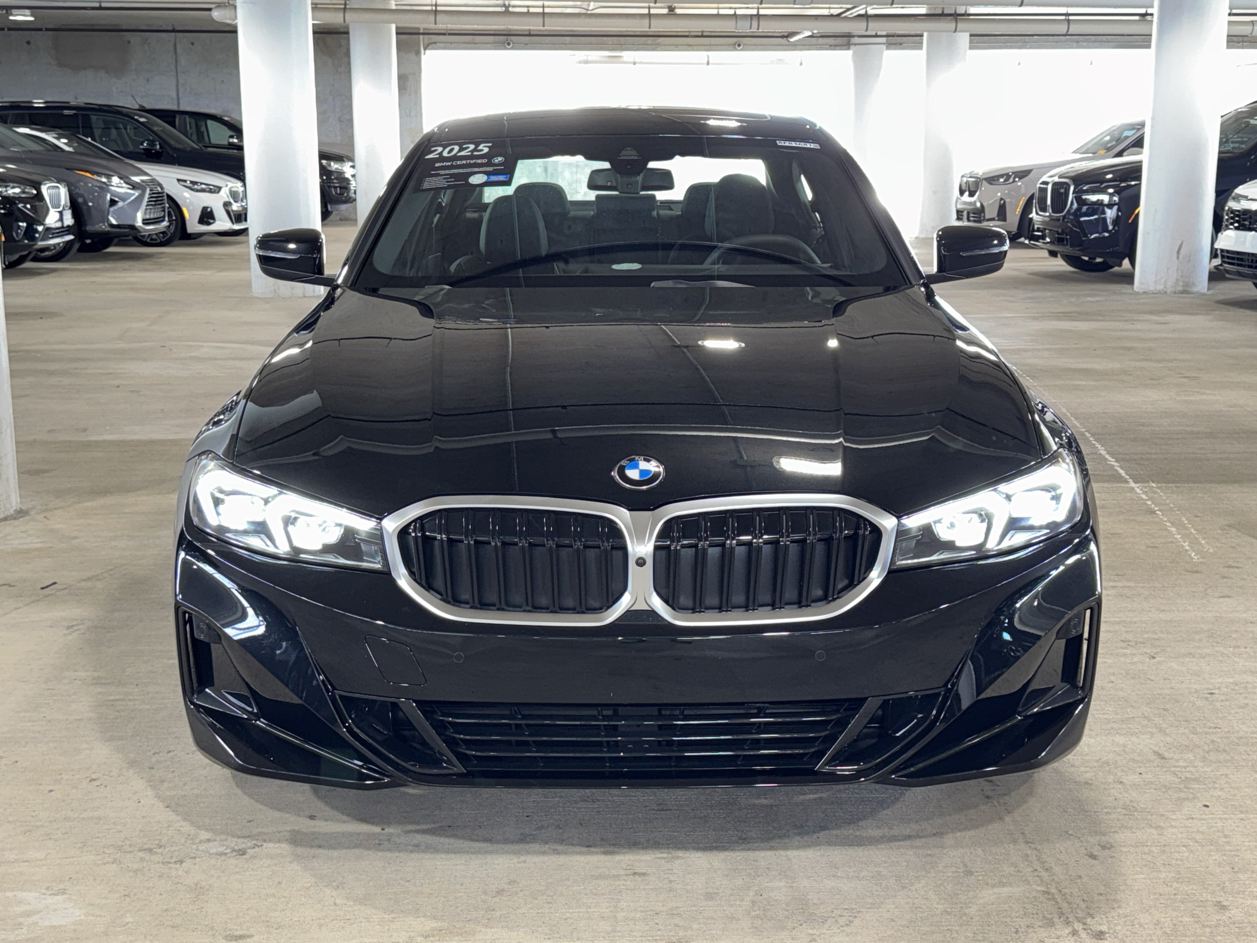 Used 2025 Black Sapphire Metallic BMW 330i image 3