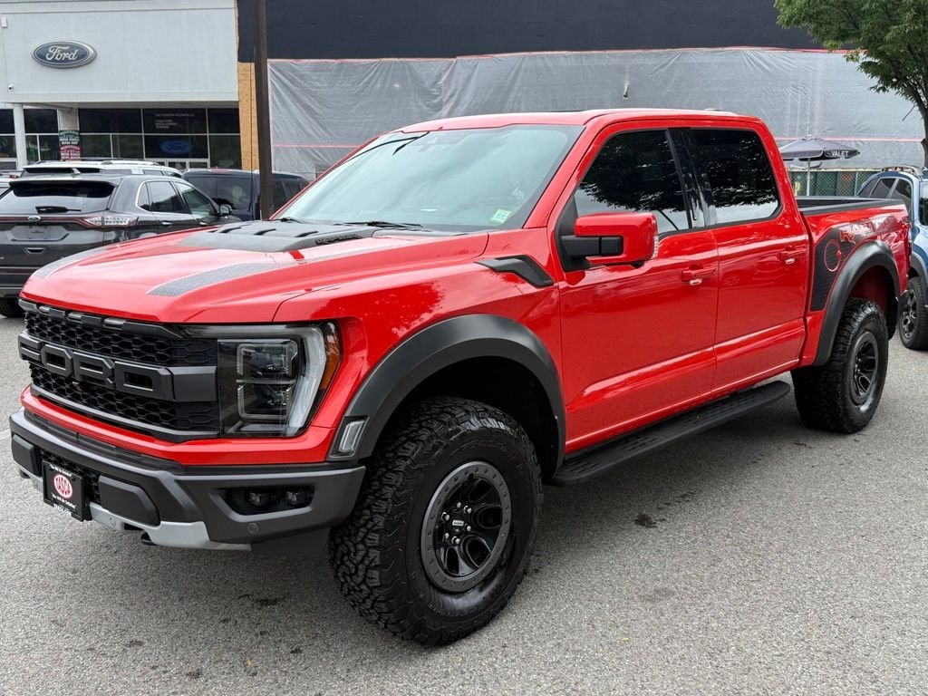 Used 2021 Orange Ford Raptor image 4