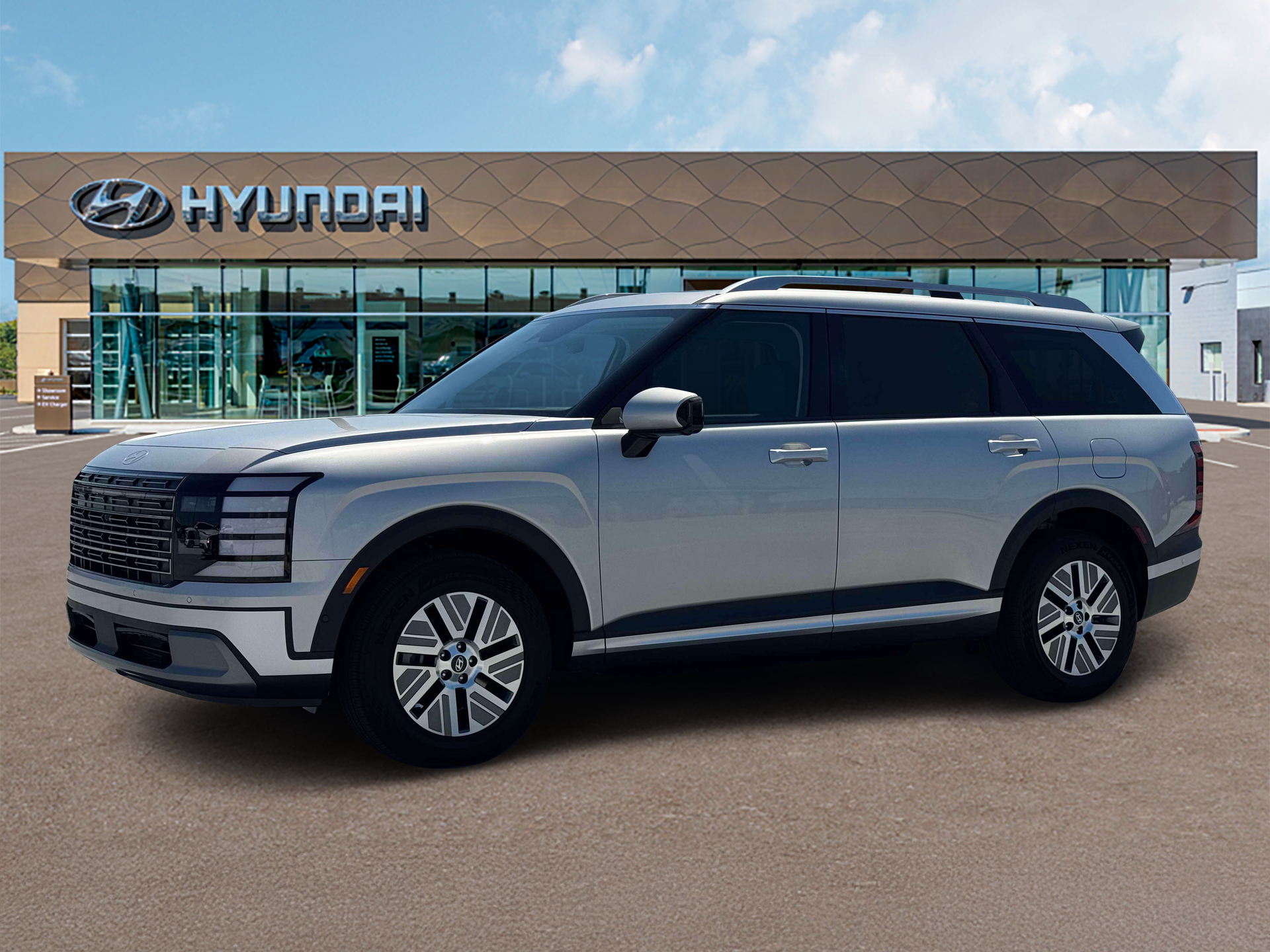 New 2027 Shimmering Silver Hyundai SEL Premium 7P image 2