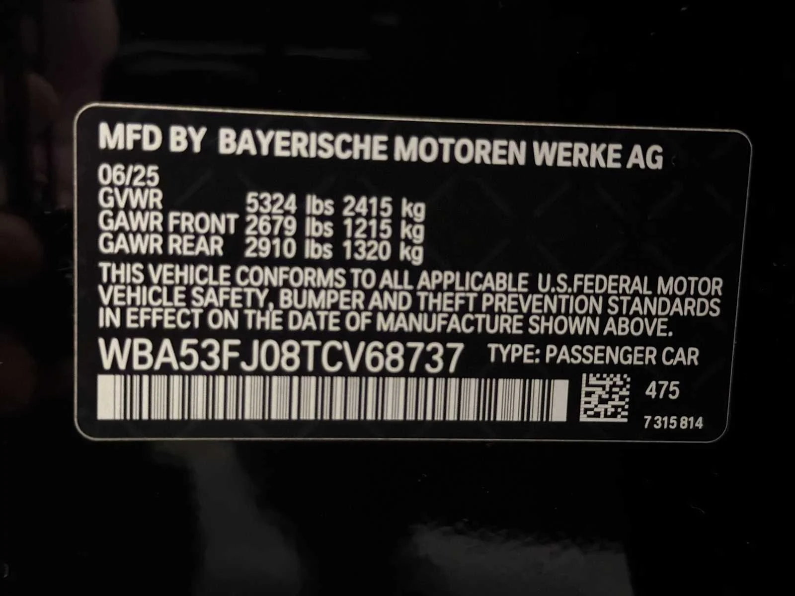 Used 2026 Black Sapphire Metallic BMW 530i xDrive image 22