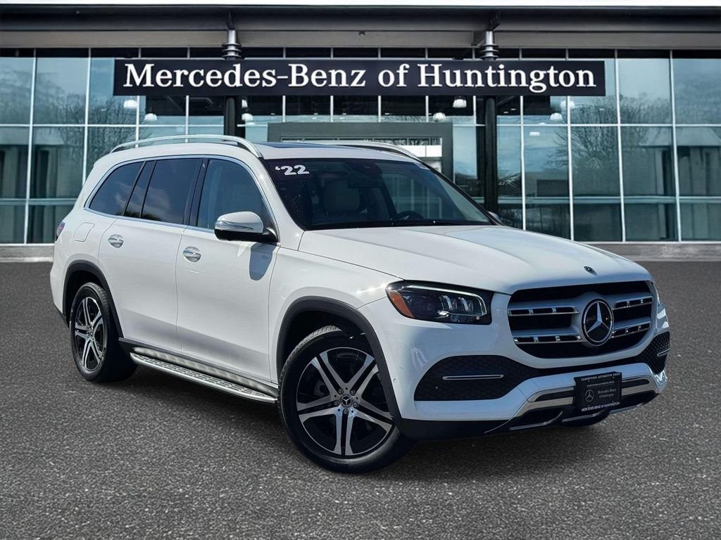 Certified Used 2022 Polar White Mercedes-Benz GLS 450 image 1
