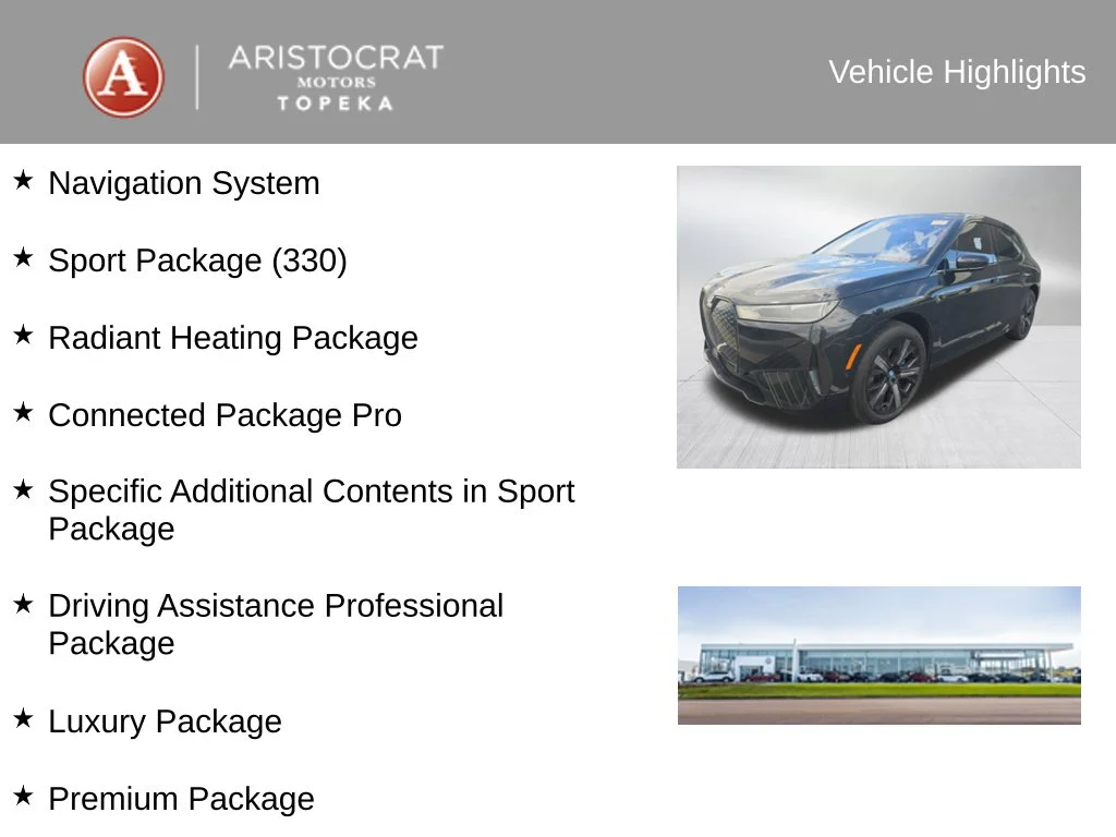 Certified Used 2024 Black BMW xDrive50 image 4