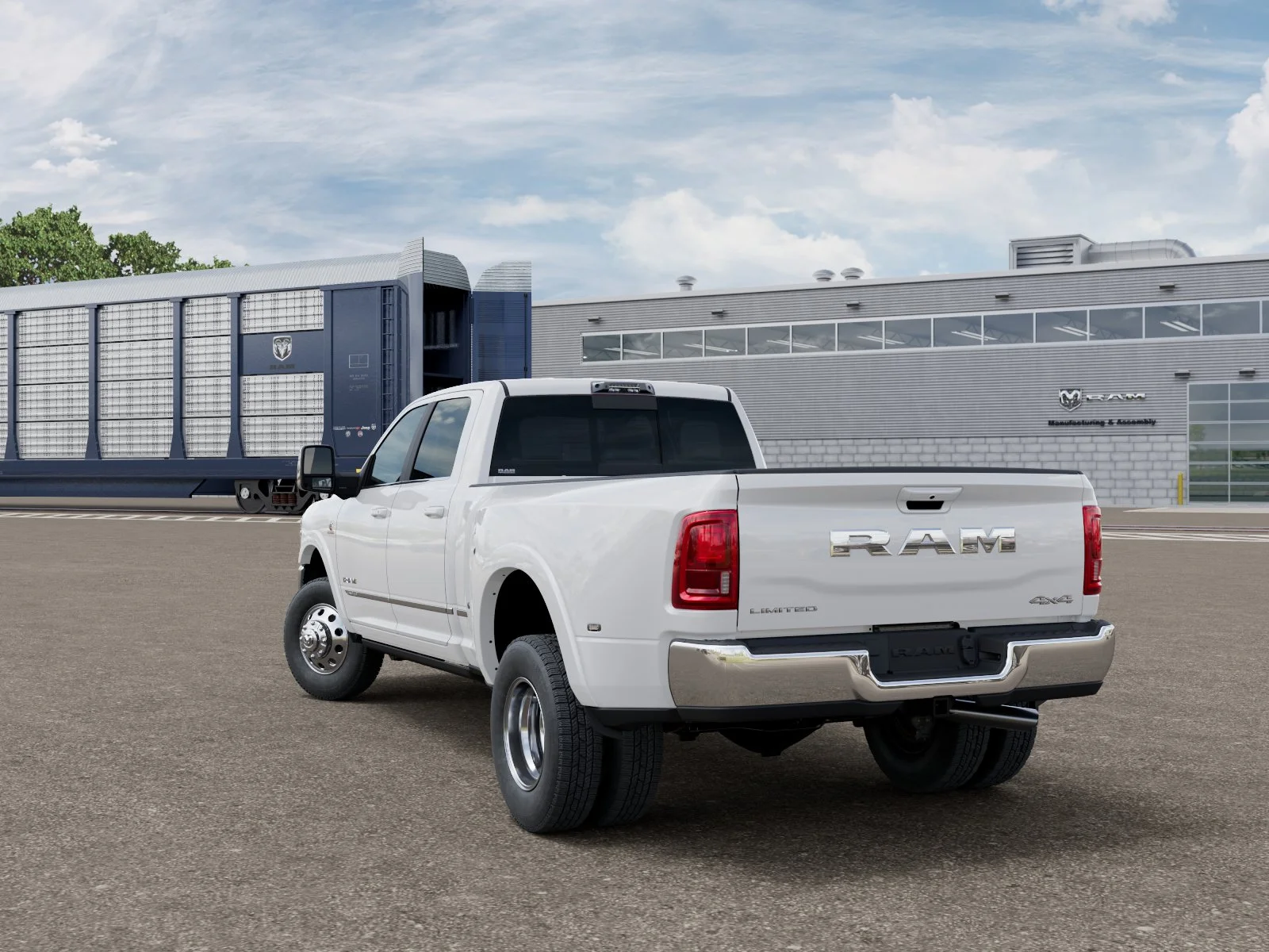 New 2027 Bright White Clearcoat RAM Limited image 3