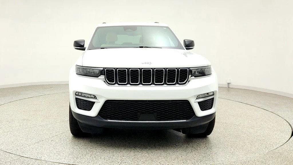 Used 2023 Bright White Clearcoat Jeep Limited 4x4 w/ 18