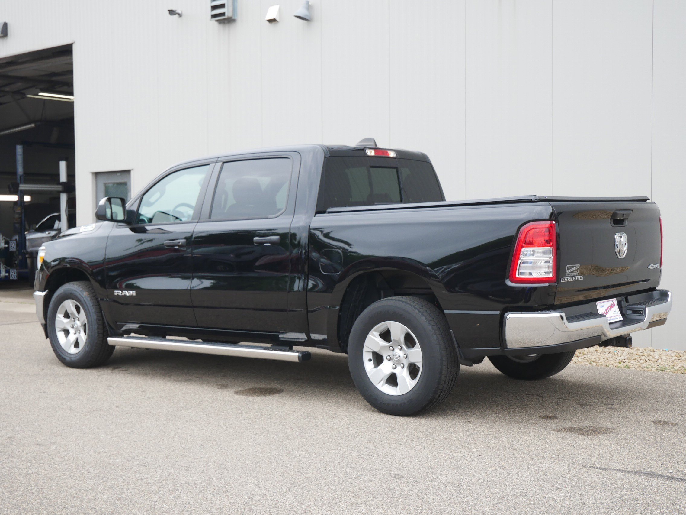 Used 2024 Diamond Black Crystal Pearlcoat Ram Big Horn image 3
