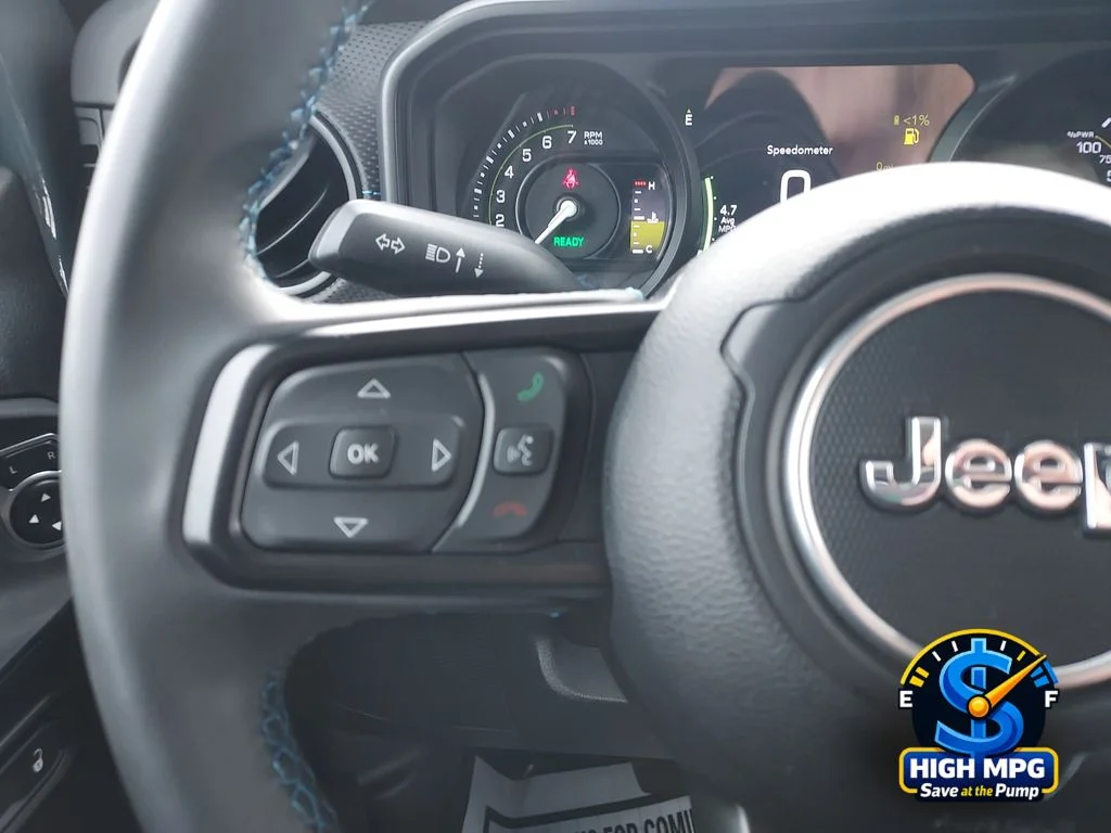 Used 2024 Gray Jeep Rubicon 4xe image 17