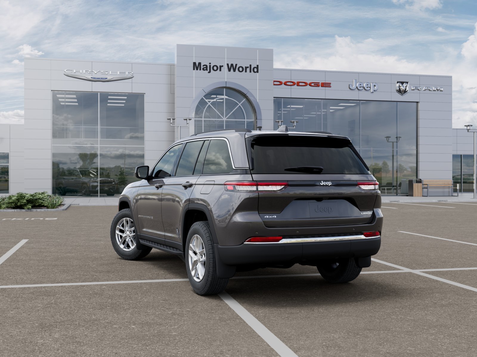 New 2026 Baltic Gray Metallic Clear-Coat Exterior Paint Jeep Laredo X image 3