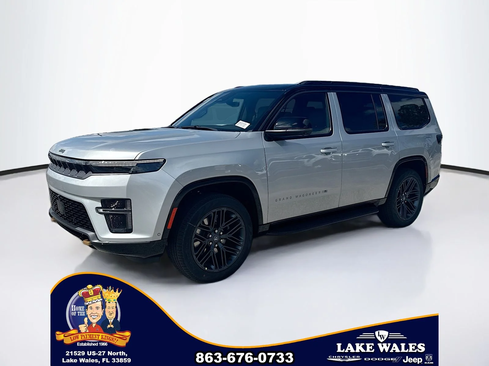 New 2026 Silver-Zynith Exterior Paint Jeep Grand Wagoneer image 2