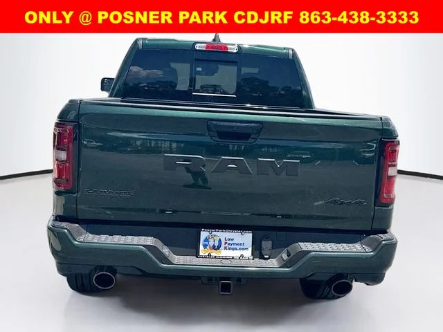 New 2026 Serrano-Green Metallic Exterior Paint RAM LARAMIE image 6