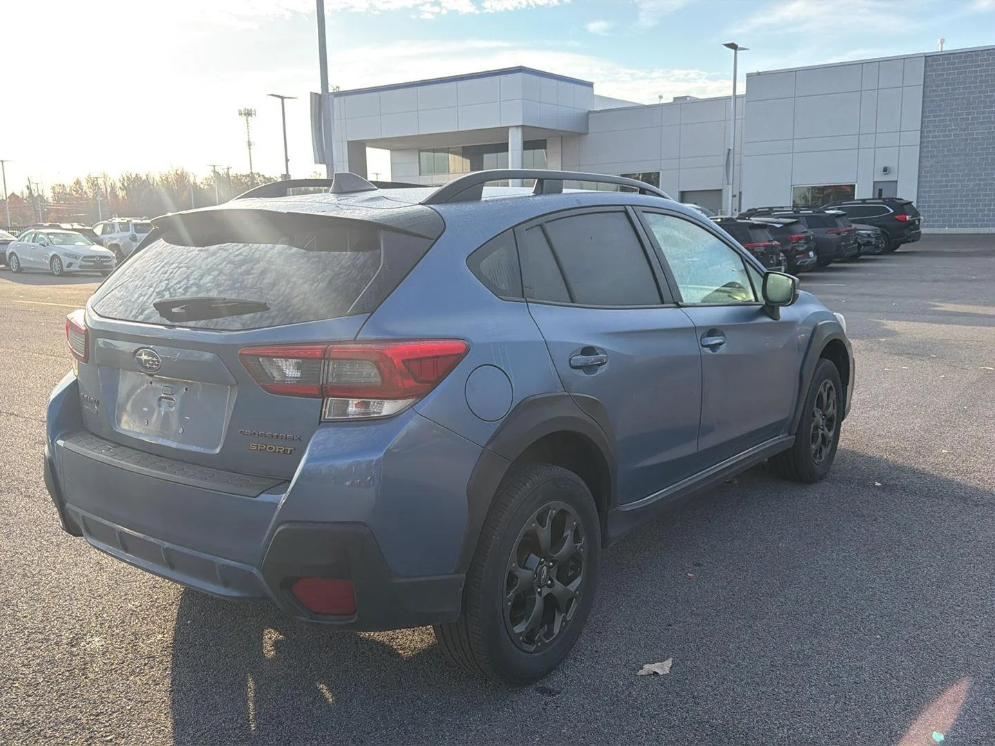 Used 2022 Horizon Blue Pearl Subaru Sport image 3