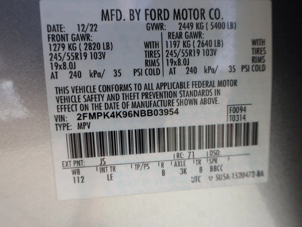 Used 2022 Silver Ford Titanium image 45