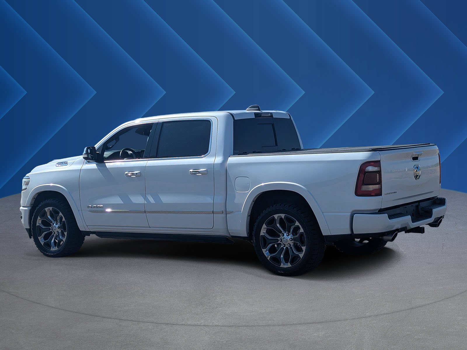 Used 2021 Ivory White Tri-Coat Pearlcoat Ram Limited image 5