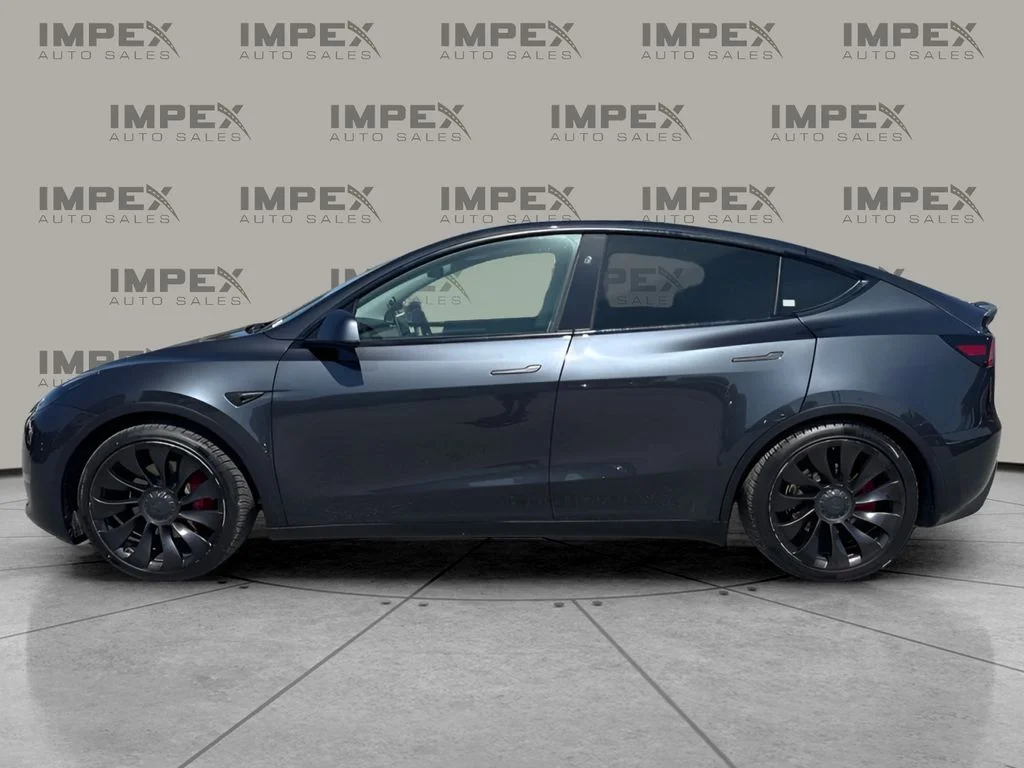 Used 2024 Gray Tesla Performance image 2