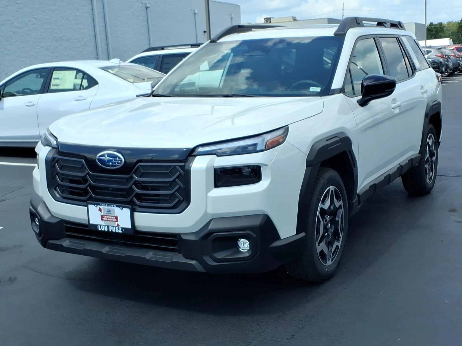 Certified Used 2026 Crystal White Pearl Subaru Touring image 2