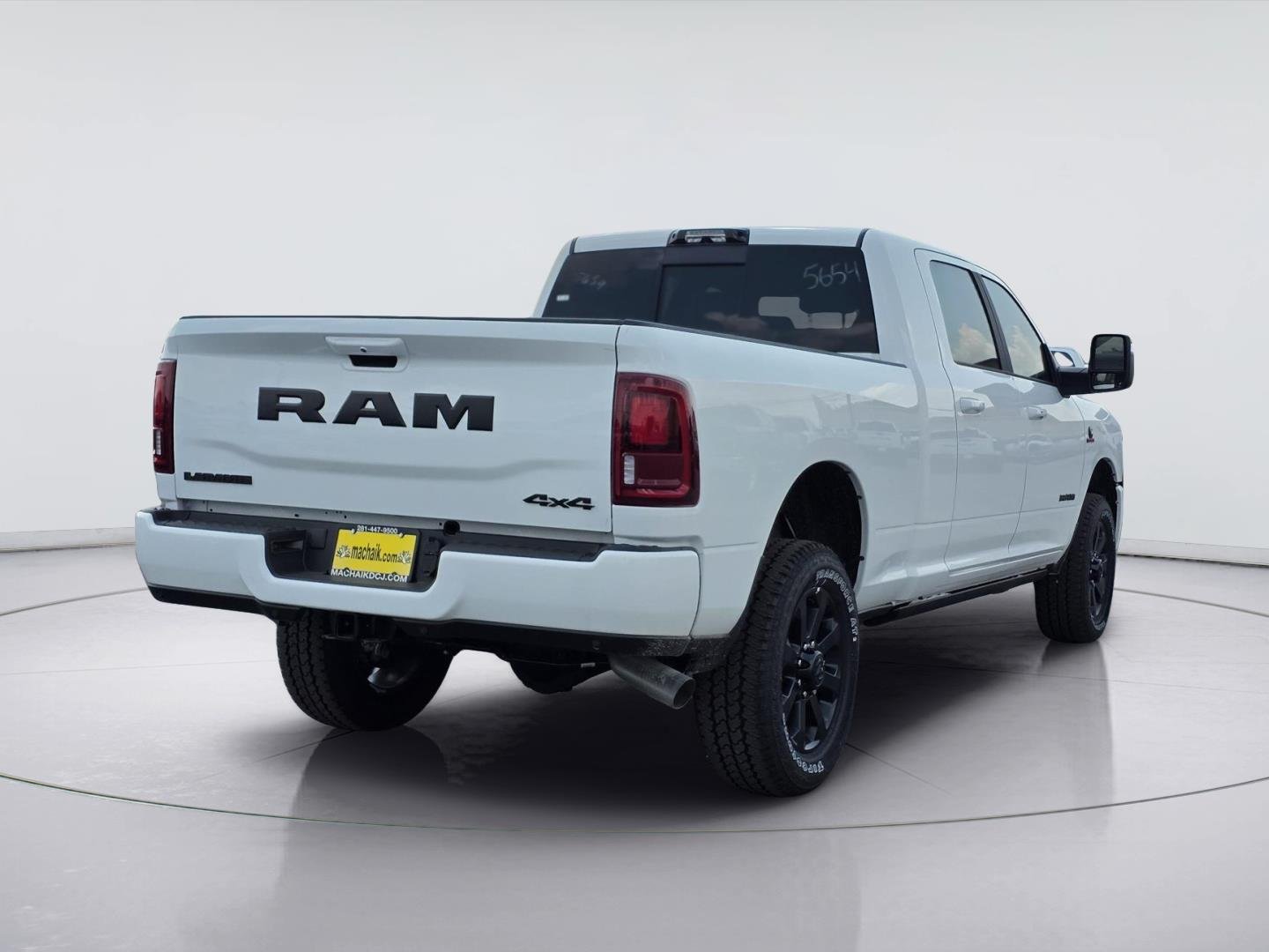 Used 2025 Bright White Clearcoat Ram Laramie image 3