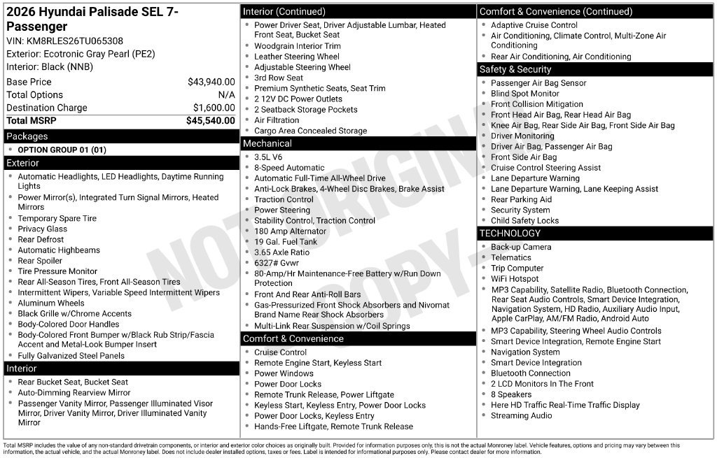 Certified Used 2026 Gray Hyundai SEL image 12