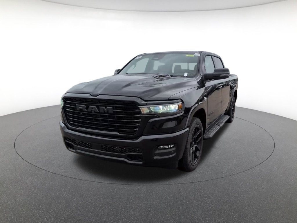 New 2026 Diamond Black Crystal Pearl-Coat Exterior Paint RAM Laramie image 2