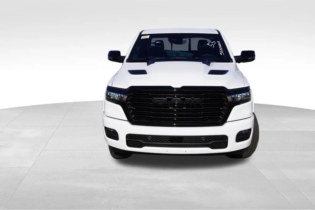 New 2026 Bright White Clear-Coat Exterior Paint RAM Laramie image 8