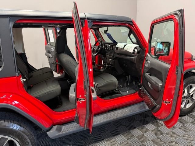 Certified Used 2020 Firecracker Red Clearcoat Jeep Unlimited Sahara image 23