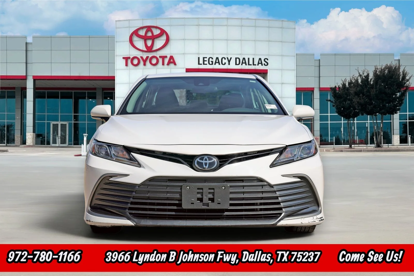 Used 2024 White Toyota LE image 6