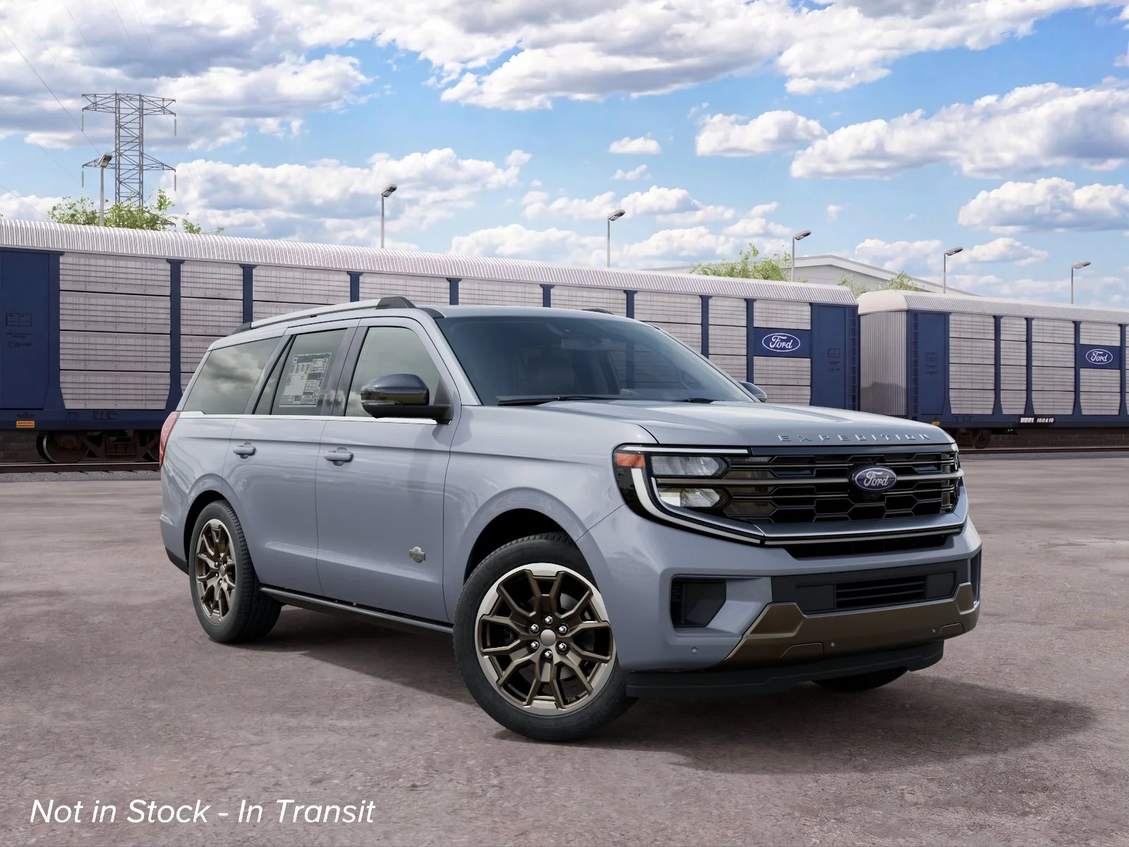 New 2027 Glacier Gray Metallic Tri-Coat Ford King Ranch® image 4