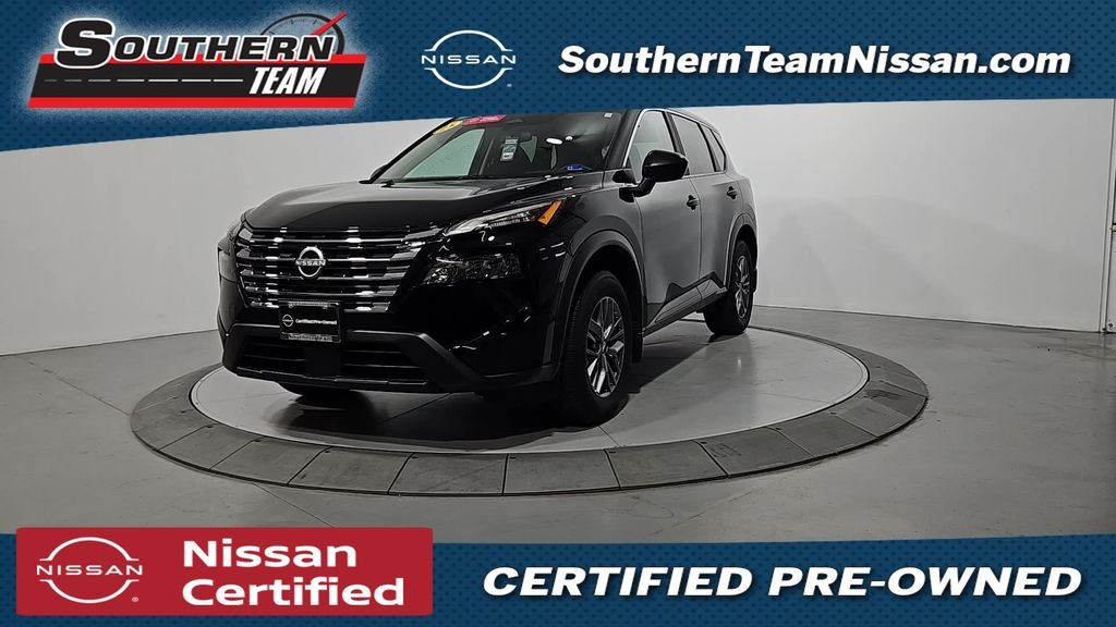 Certified Used 2025 Black Nissan S image 1