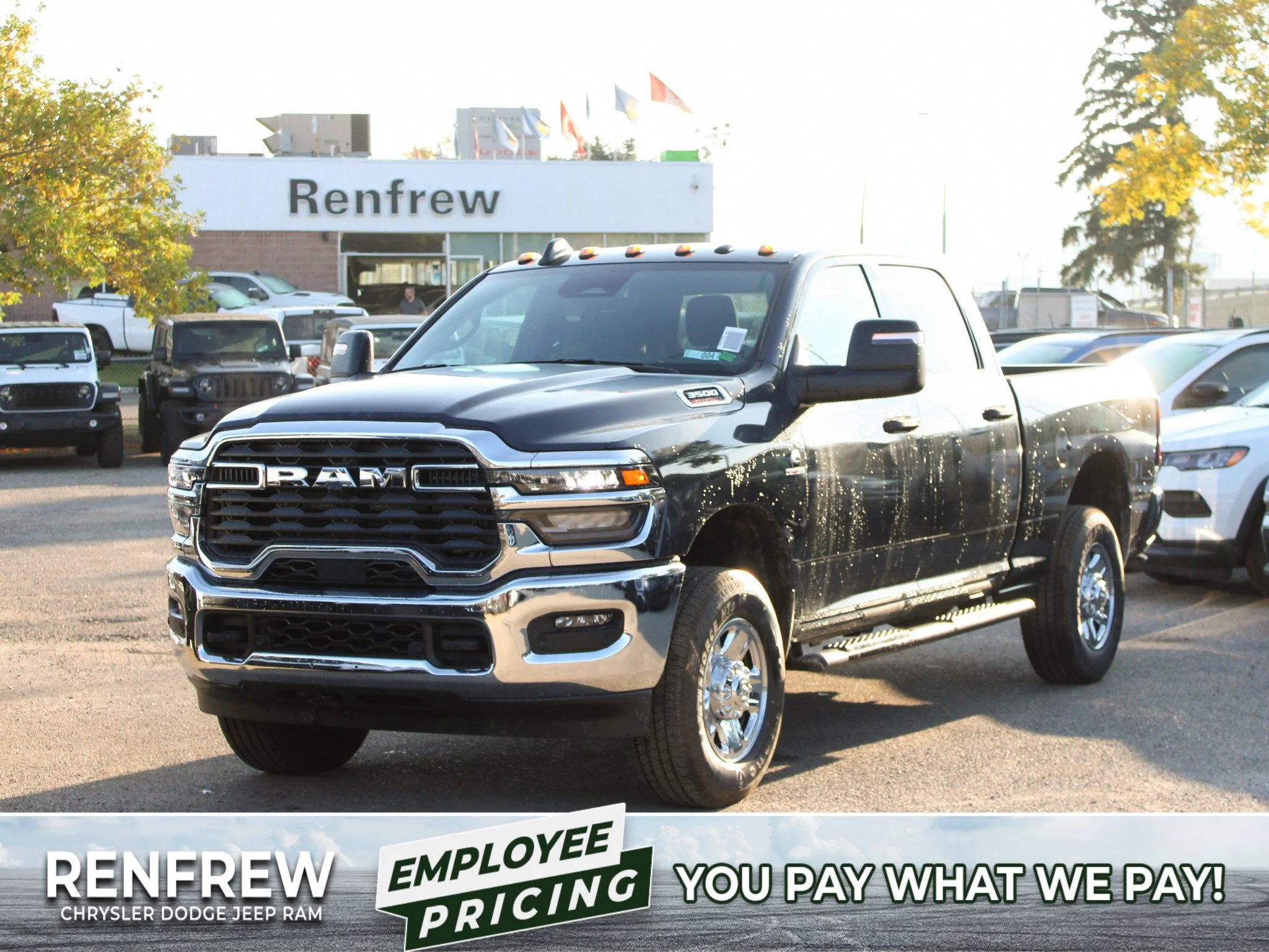 New 2026 Blue RAM Tradesman*, 12 Inch Screen, 5th Wheel Prep, Adaptive Cruise, Nav image 1