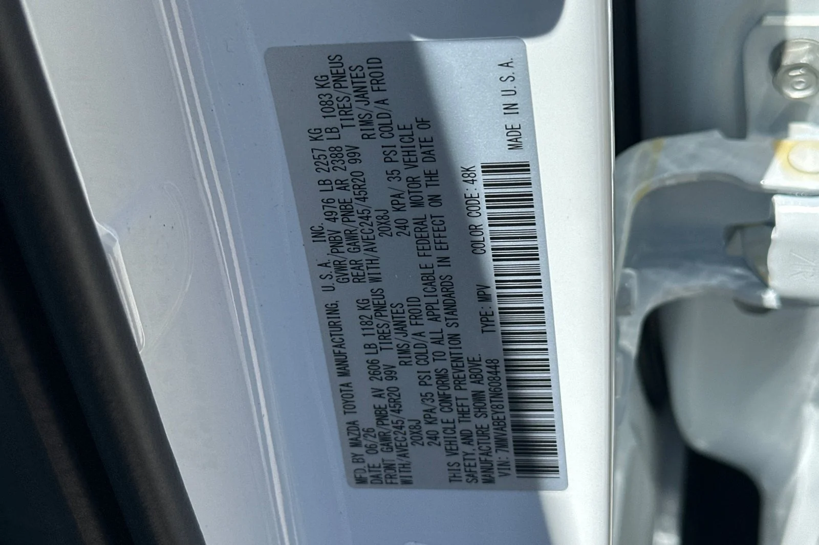 New 2026 Wind Chill Pearl Mazda 2.5 Turbo Premium Plus AWD image 36