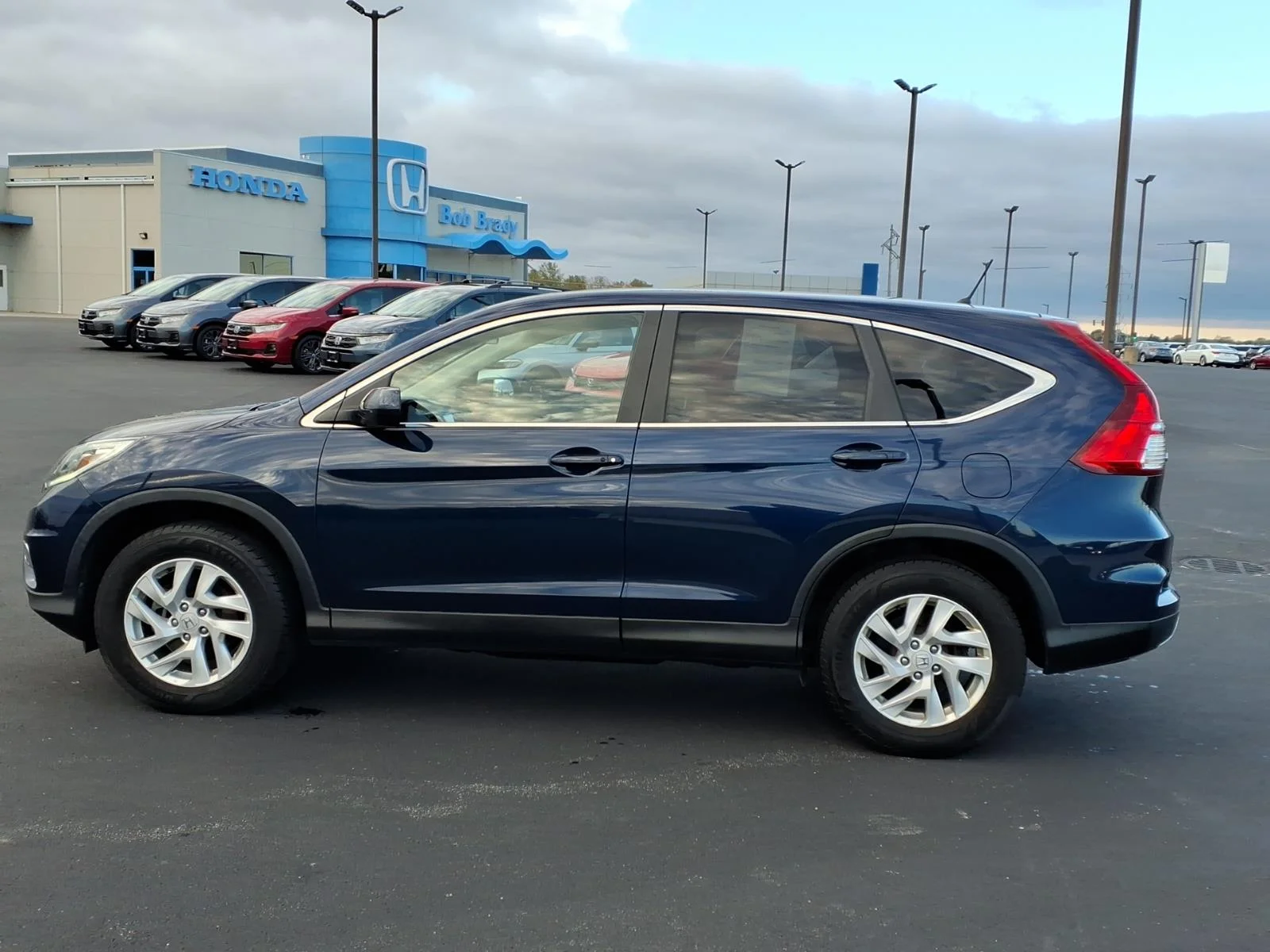 Used 2016 Obsidian Blue Pearl Honda EX image 13