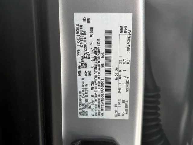 Used 2015 Ingot Silver Ford Lariat image 20