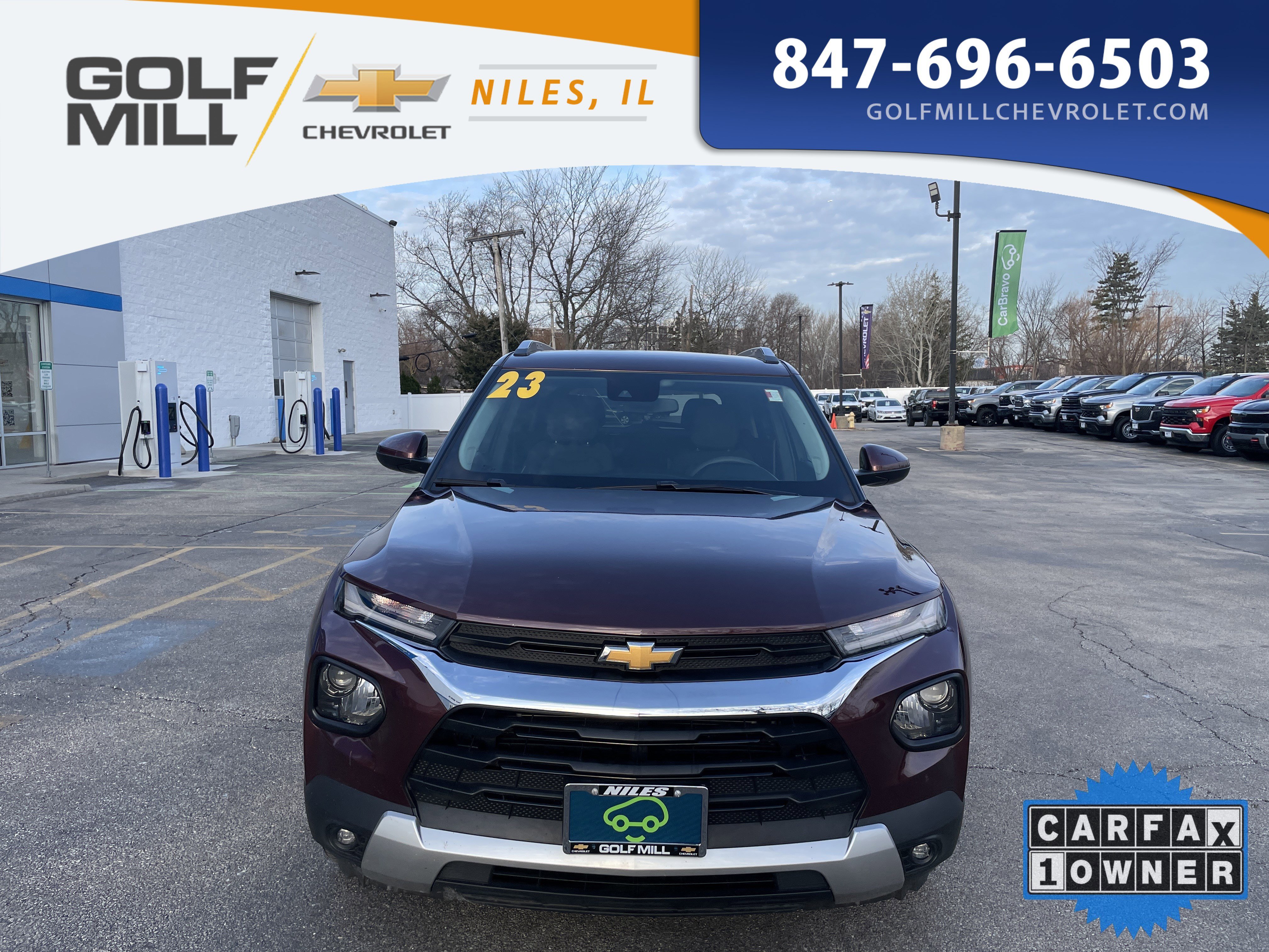 Used 2023 Mahogany Red Metallic Chevrolet LT image 3