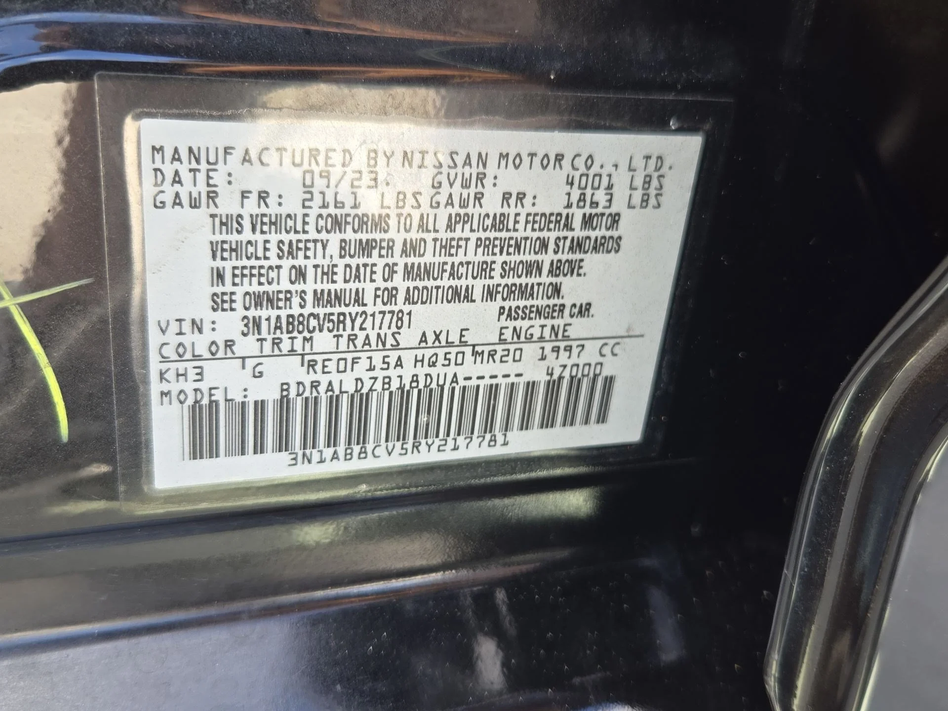 Used 2024 Super Black Nissan SV image 32