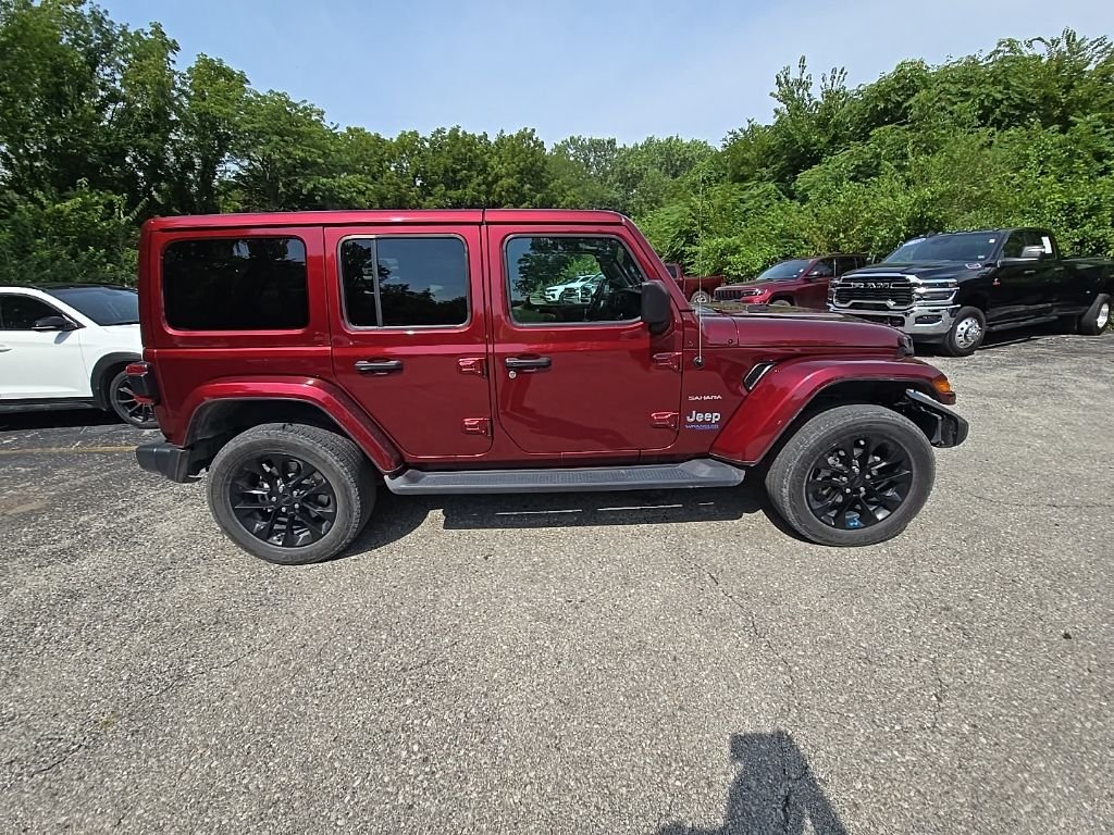 Used 2022 Red Jeep Unlimited Sahara 4xe image 9