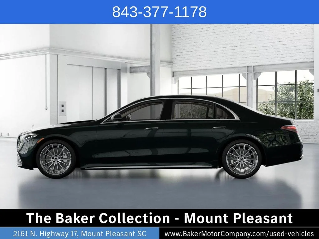 Certified Used 2026 Emerald Green Metallic Mercedes-Benz S 500 image 34