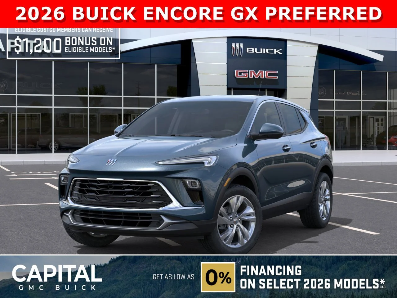 New 2026 OCEAN BLUE METALLIC Buick Preferred image 1