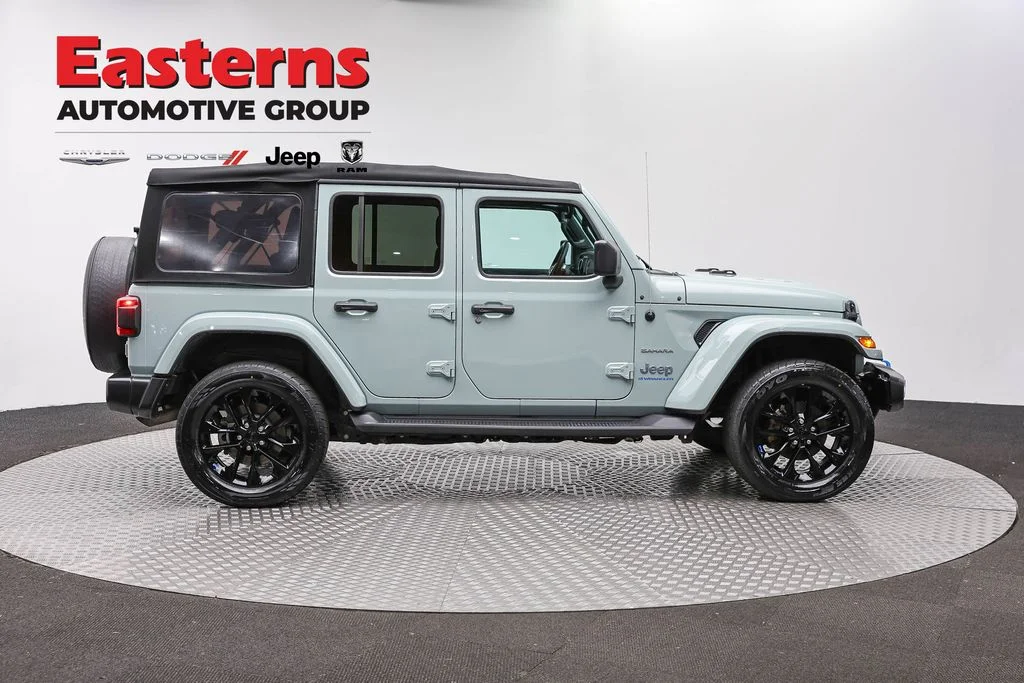 Used 2023 Gray Jeep Sahara 4xe image 4