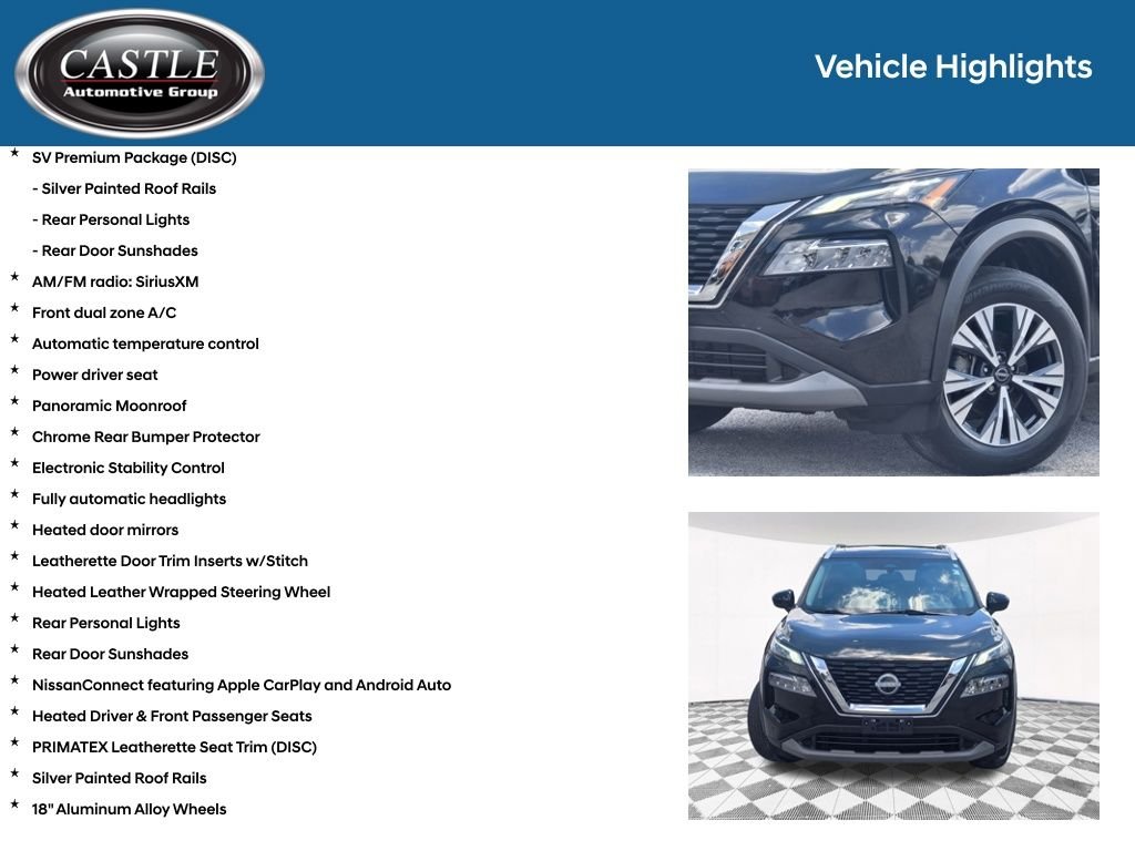Used 2023 Black Nissan SV image 8