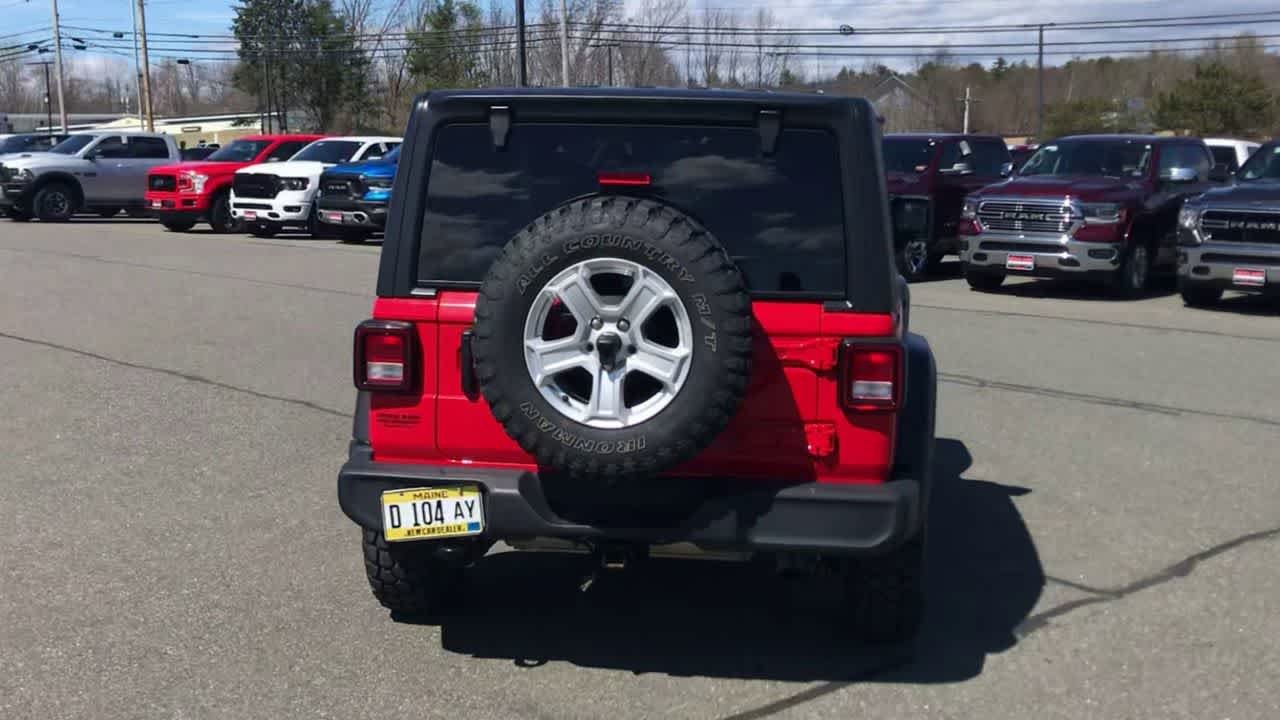 Used 2021 Firecracker Red Clearcoat Jeep Sport S image 7