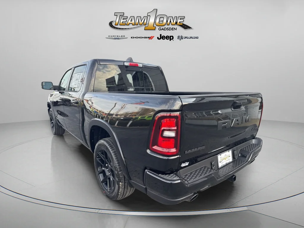 New 2026 Diamond Black Crystal Pearl-Coat Exterior Paint RAM Laramie image 8