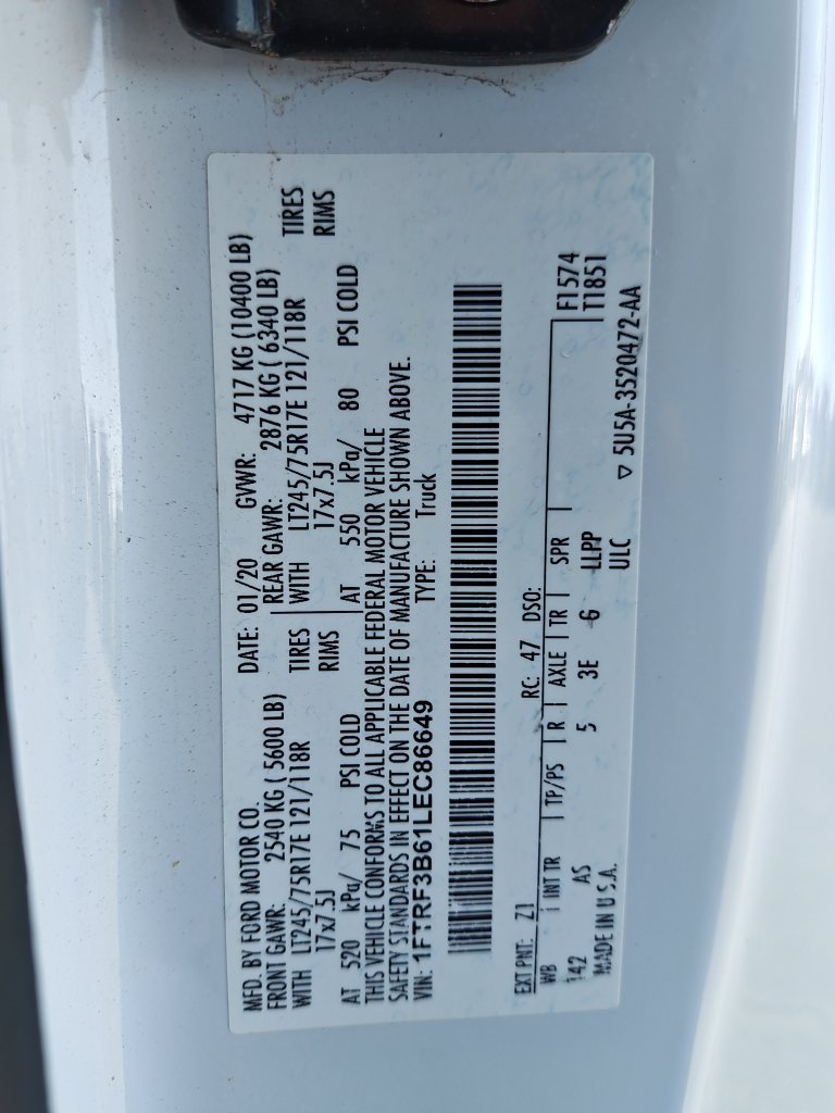 Used 2020 White Ford XL image 24