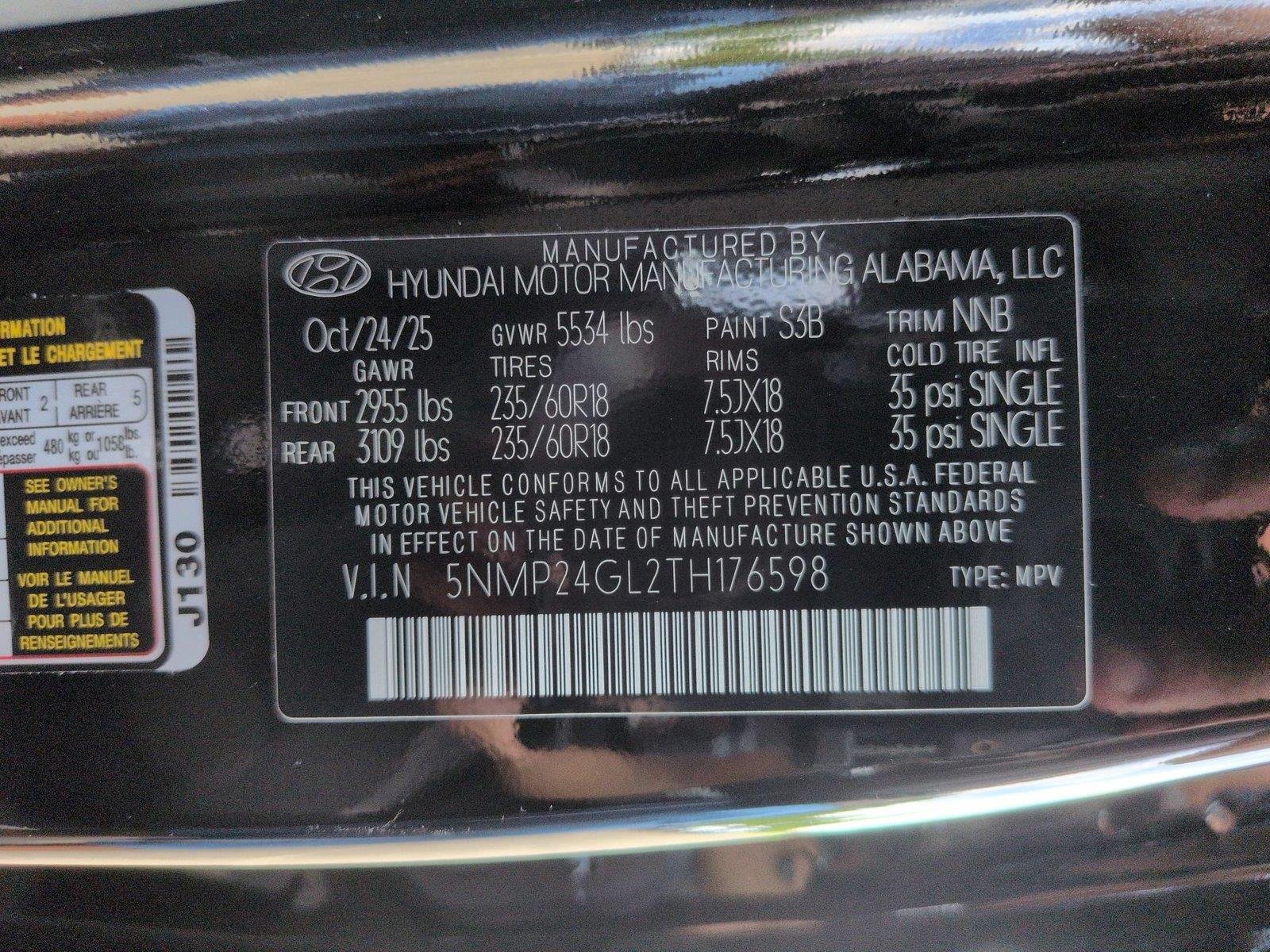 Used 2026 Phantom Black Hyundai SEL image 41