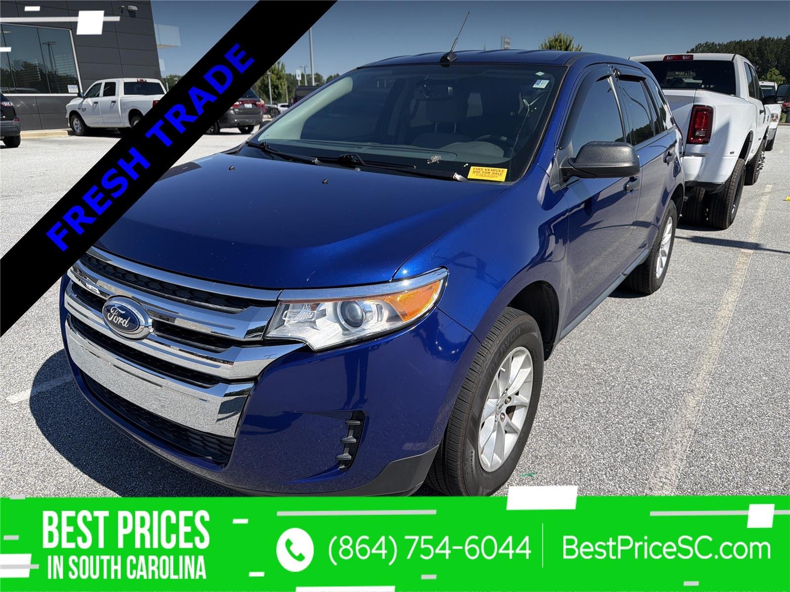 Used 2014 BLUE FORD TRUCK SE image 1