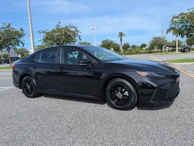 Certified Used 2025 Black Toyota LE image 2