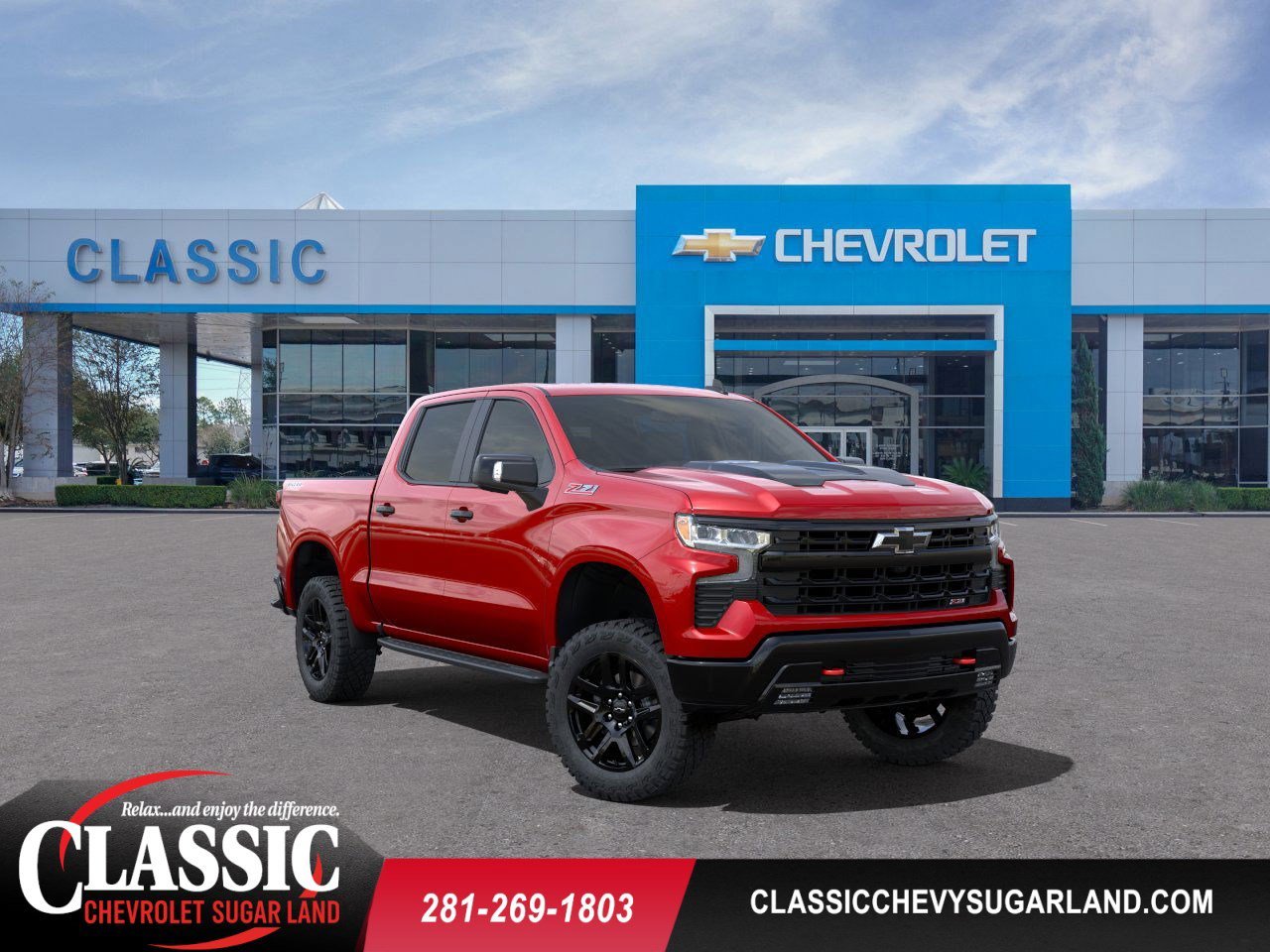 2025 Chevrolet Silverado 1500 LT Trail Boss Red at Classic Elite Chevrolet Hwy 6