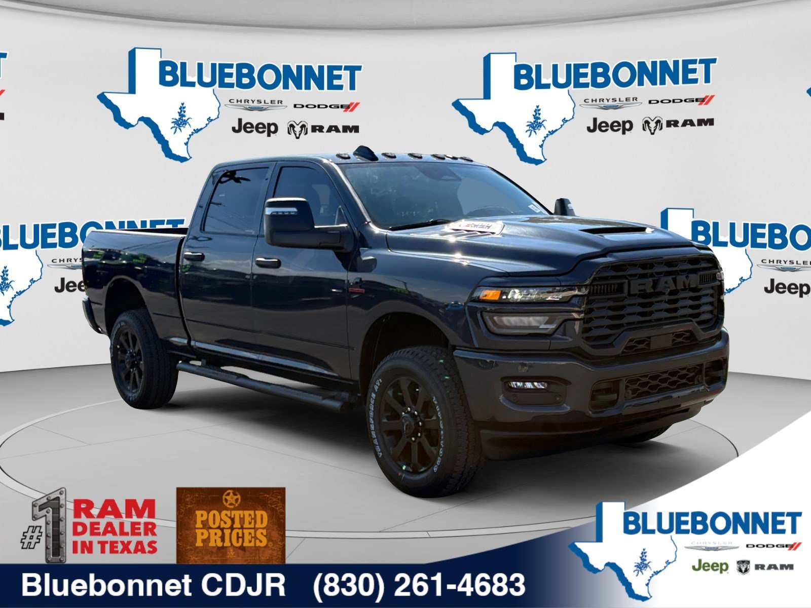 New 2027 Forged Blue Metallic Exterior Paint RAM Black Express image 3