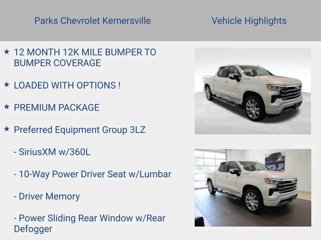 Used 2024 Iridescent Pearl Tricoat Chevrolet High Country image 6