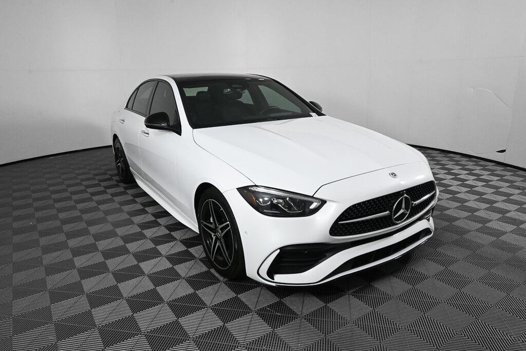 Certified Used 2023 MANUFAKTUR Moonlight White Metallic Mercedes-Benz C 300 image 23