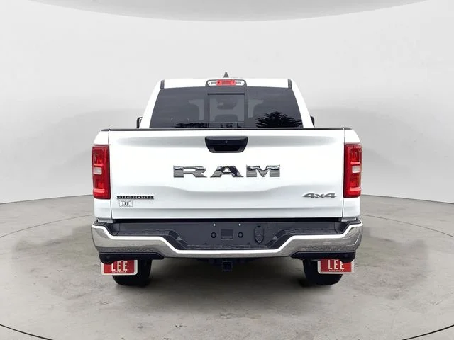 New 2026 Bright White Clearcoat Ram BIG HORN CREW CAB 4X4 5