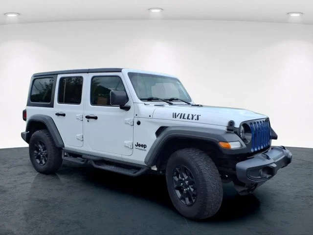 Used 2022 White Jeep Unlimited Willys image 5